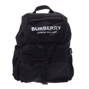BURBERRY Backpack WILFIN Black Nylon Leather Daypack